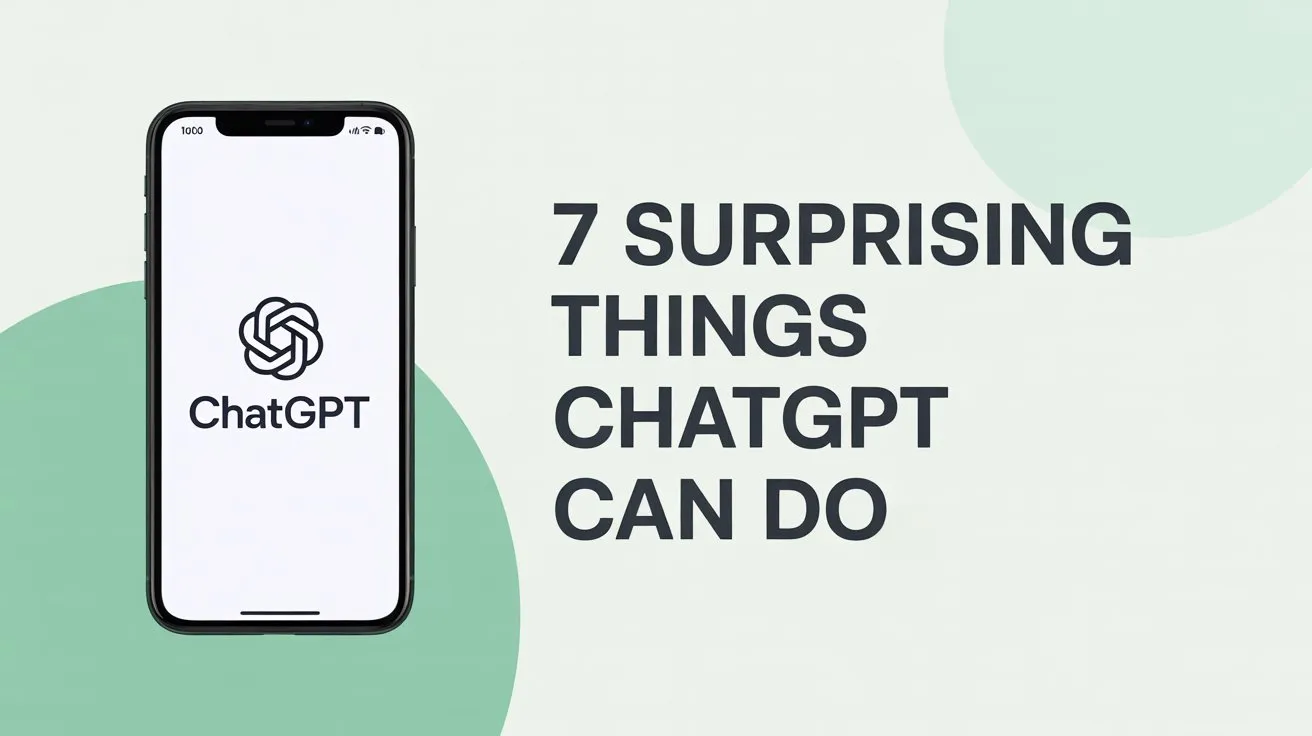 7つの驚くべきことChatGptができること