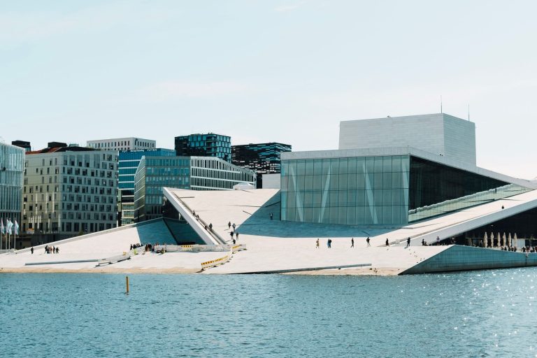The Oslo Opera House on a Sunny Day