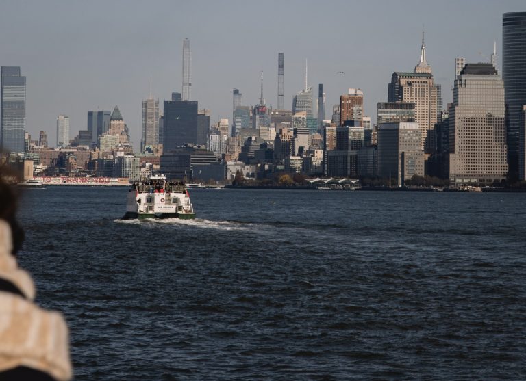 A boat tour in NYC