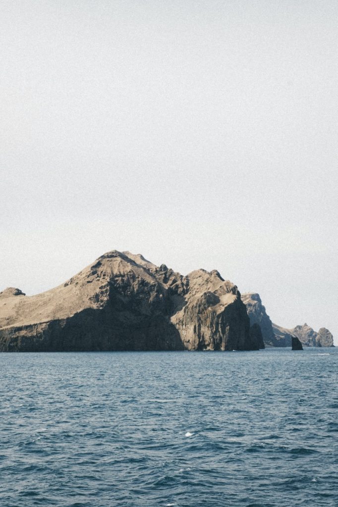 The Westman Islands in the Background