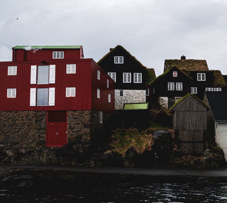 Houses at the harbor in Tórshavn