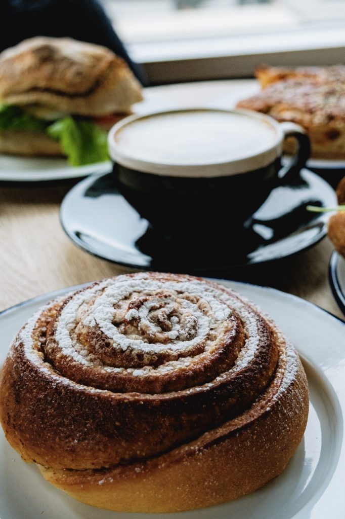 photo of pastries at a bakery in iceland