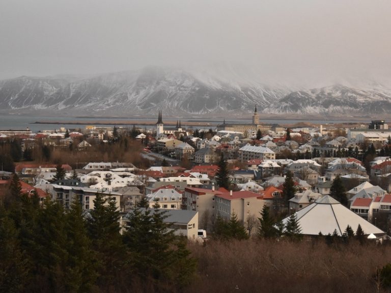 A view of Reykjavík from Perlan