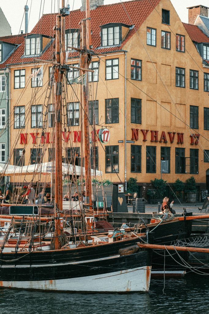 A spring evening view of Nyhavn, Copenhagen