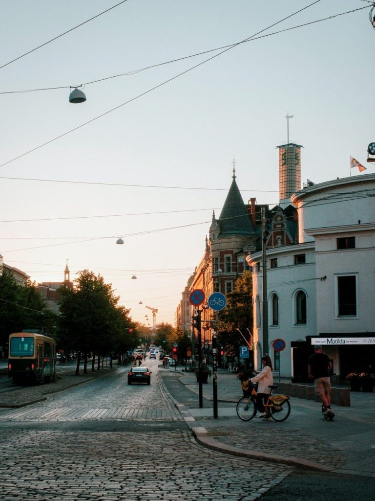 a summer evening in helsinki
