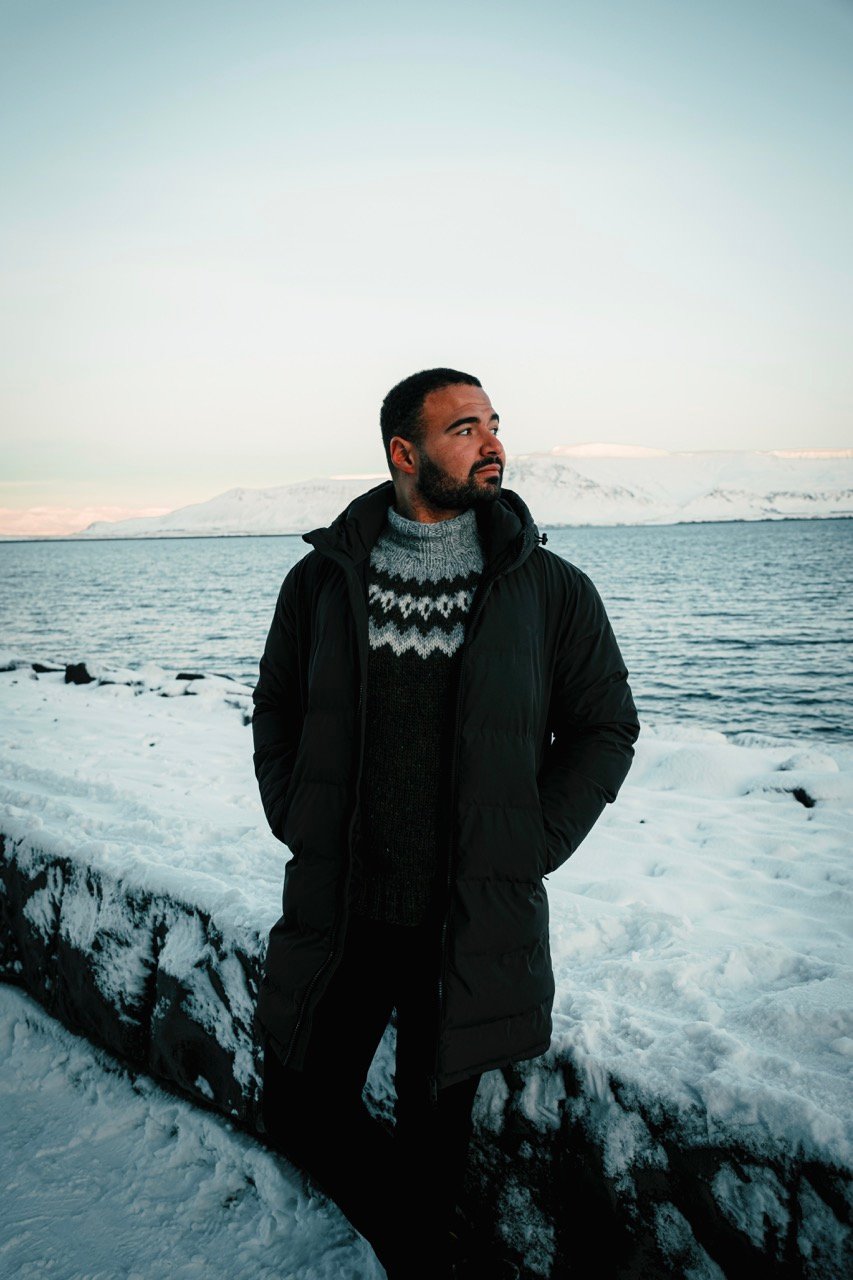 A photo of Danny Maiorca in Reykjavik, Iceland