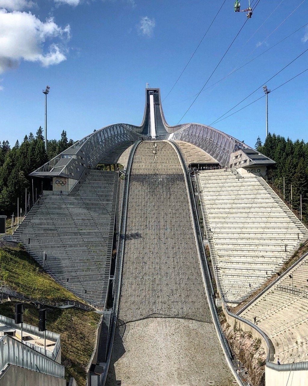 The Holmenkollen Ski Jump in Oslo
