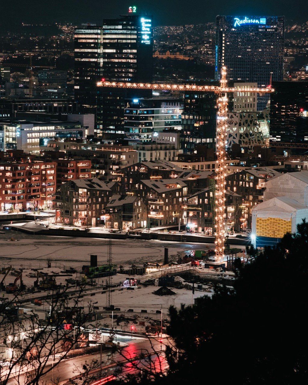 A view of Oslo from Ekebergparken