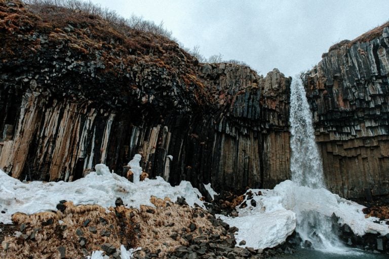 Svartifoss, Iceland, close up