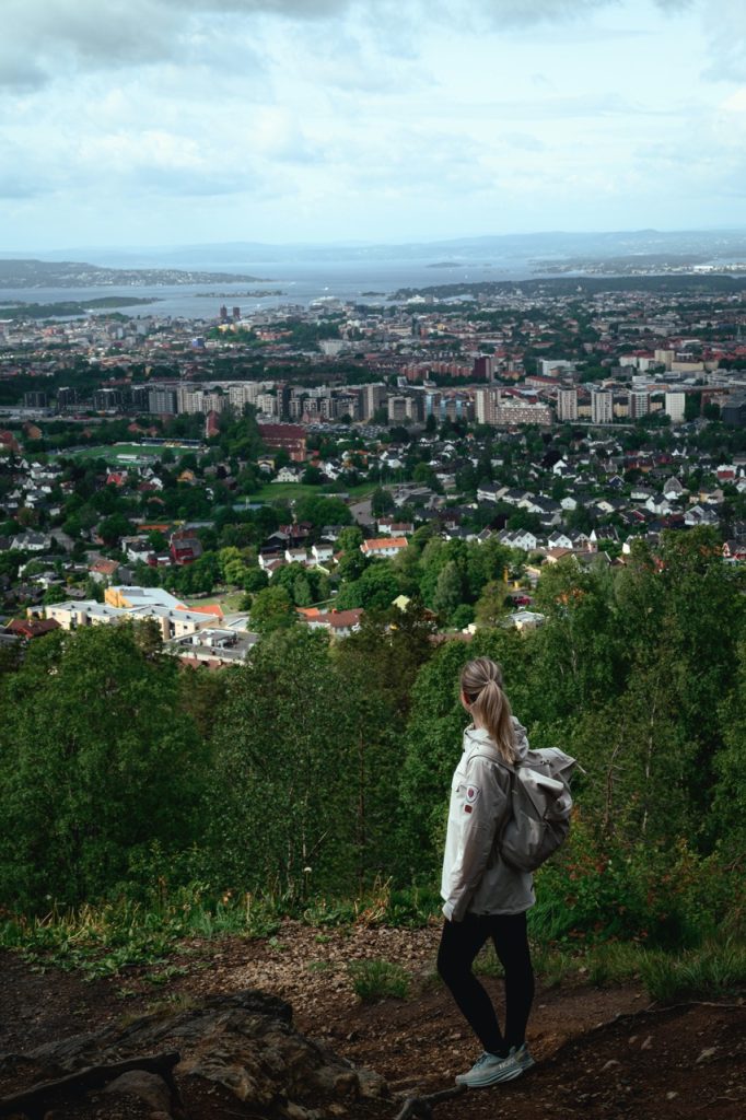 A view of Oslo, Norway, from Grefsenkollen