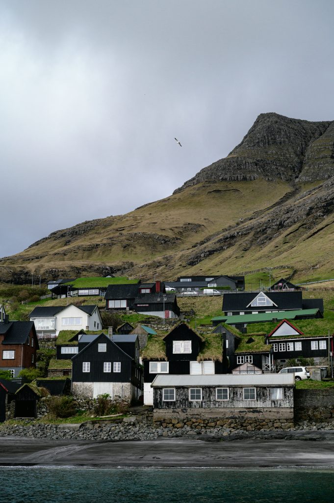 A mountain close to Bøur, Faroe Islands
