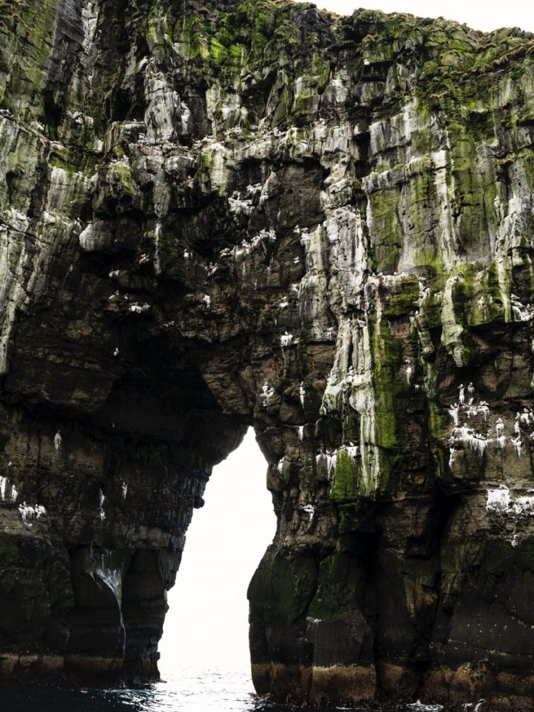 Stóra Drangur in the Faroe Islands