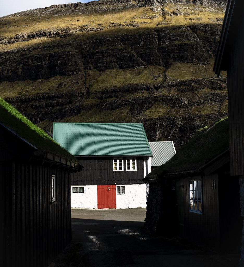 A house in Tjørnuvík, Faroe Islands